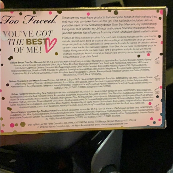 Too faced jerrods favorites sampler/travel sizes - Picture 2 of 3